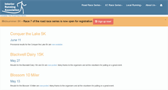 Desktop Screenshot of interiorrunning.ca