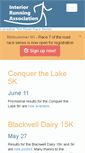 Mobile Screenshot of interiorrunning.ca